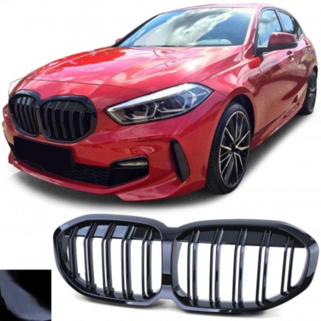 CALANDRE M1  DOUBLE LIGNES NOIR BRILLANT BMW SERIE 1 F40, Enlèvement ou Envoi