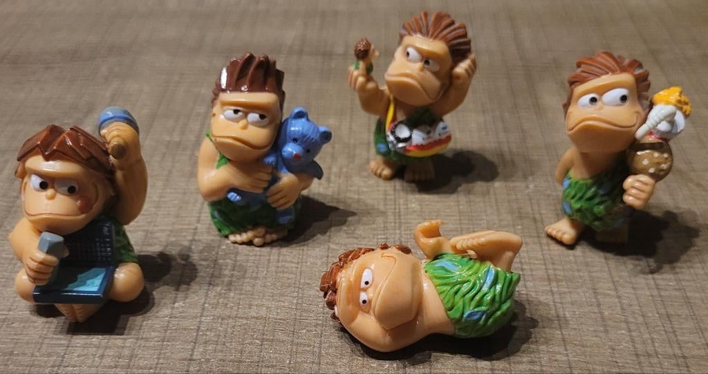 Ötzis - holbewoners: 5 figuurtjes, Ophalen of Verzenden, Zo goed als nieuw