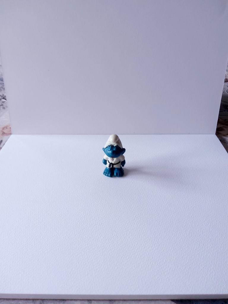 Smurf Judo Cnt, Ophalen of Verzenden, Gebruikt, Poppetje, Figuurtje of Knuffel