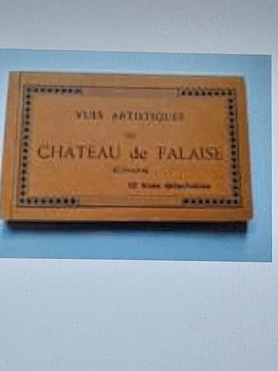Livret de 12 cartes postales du château de Falaise, Collections, Enlèvement ou Envoi, 1940 à 1960, Non affranchie, Culture et Média