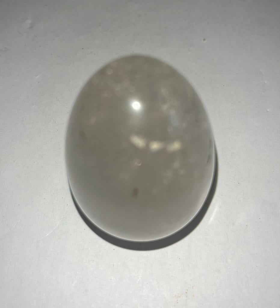 Bergkristal Ei met voetje - 82gram - 47mm x 33mm, Enlèvement ou Envoi, Neuf