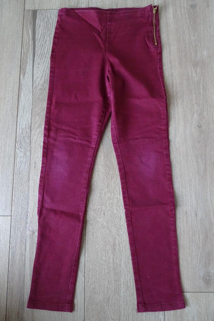 Bordeaux stretch zomerbroek H&M maat 146, Enfants & Bébés, Vêtements enfant | Taille 146, Pantalon, Enlèvement ou Envoi, H&M, Utilisé
