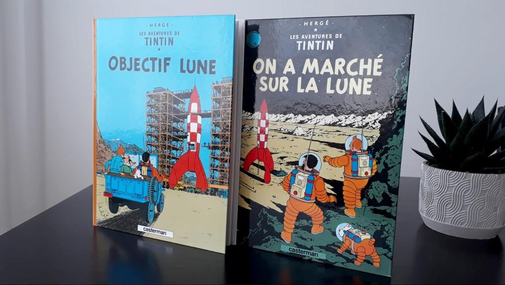 Tintin -  Objectif Lune et On a Marché sur La Lune, Meerdere stripboeken, Ophalen of Verzenden, Nieuw, Hergé