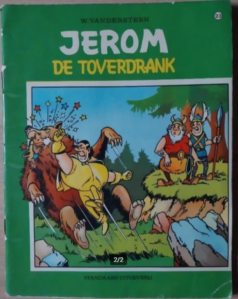 2 strips Jerom 23 en 30, Meerdere stripboeken, Verzenden, Gelezen, Willy Vandersteen