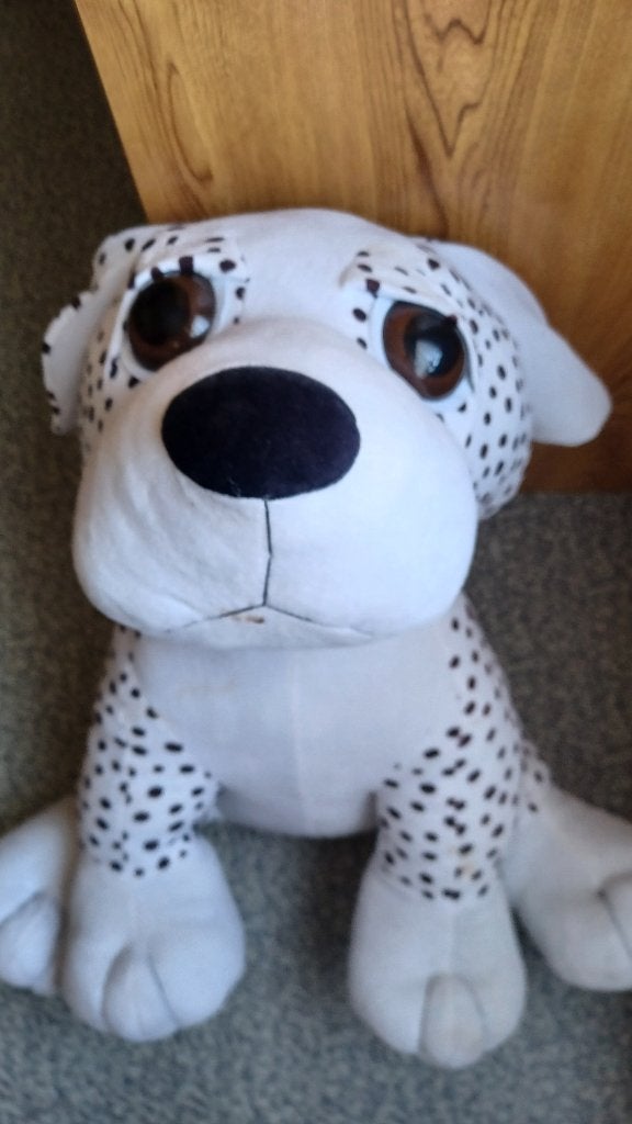 Grote pluchen knuffel/dalmatier, Overige karakters, Autres marques, Chien, Comme neuf