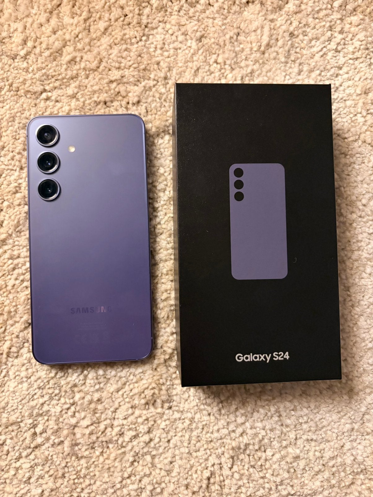 Galaxy S24 256gb violet en parfait état, Enlèvement, Comme neuf, Violet, Galaxy S24