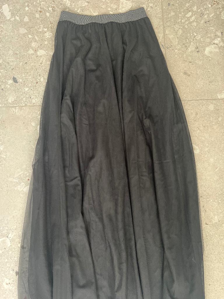 Lange zwarte rok maat 34, Neuf, Enlèvement ou Envoi, Nümph, Taille 34 (XS) ou plus petite