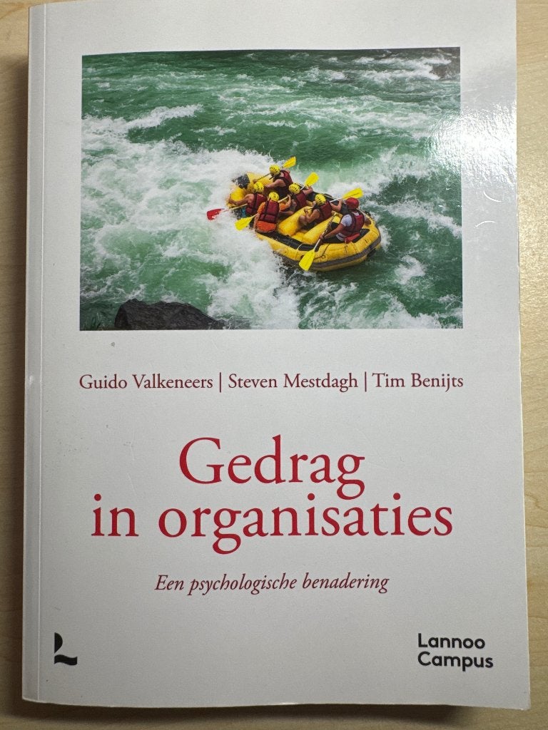 Gedrag in organisaties van Valkeneers, Mestdagh en Benijts, Enlèvement ou Envoi, Comme neuf