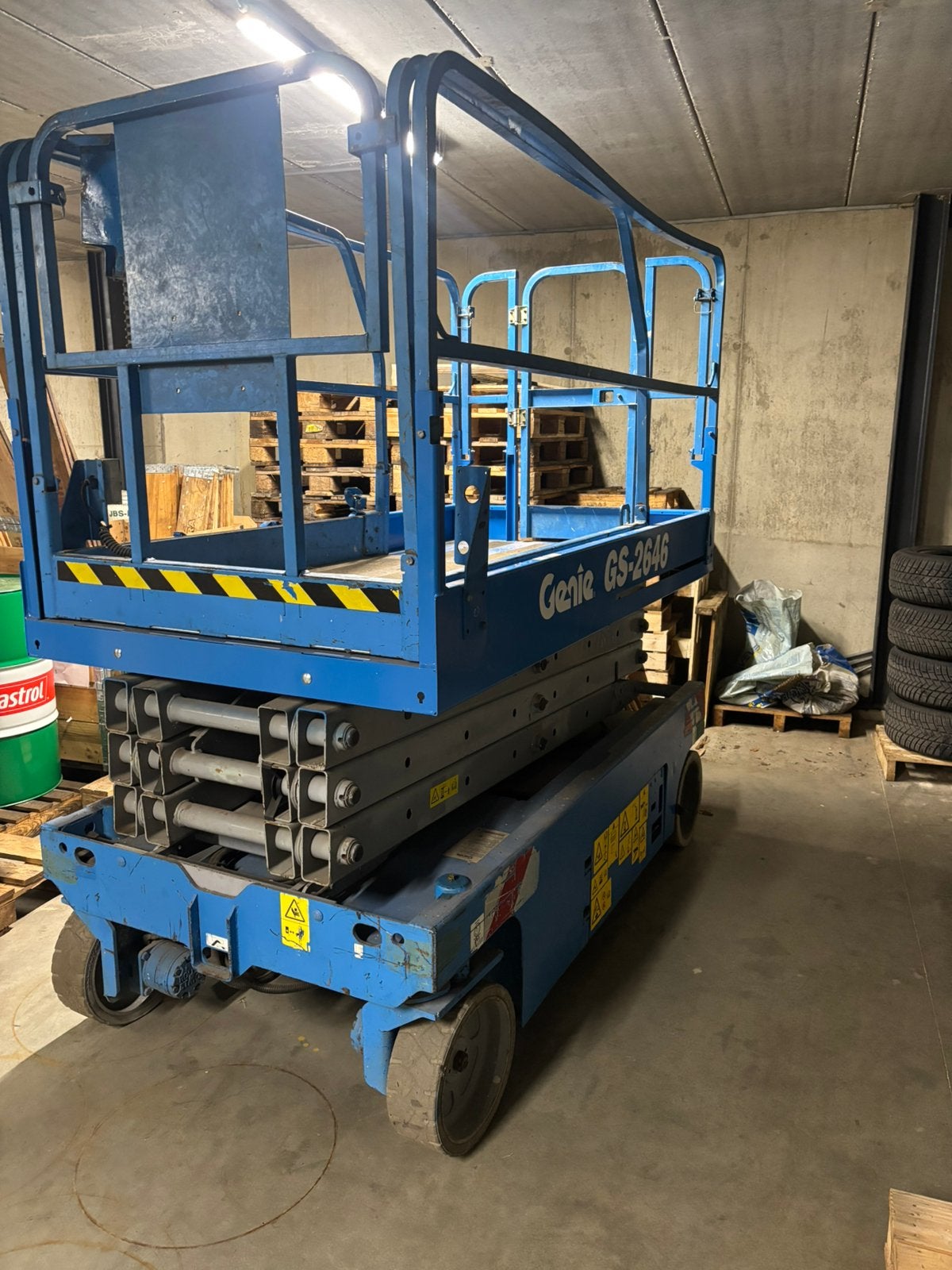 Schaarlift Genie GS2646, Ophalen