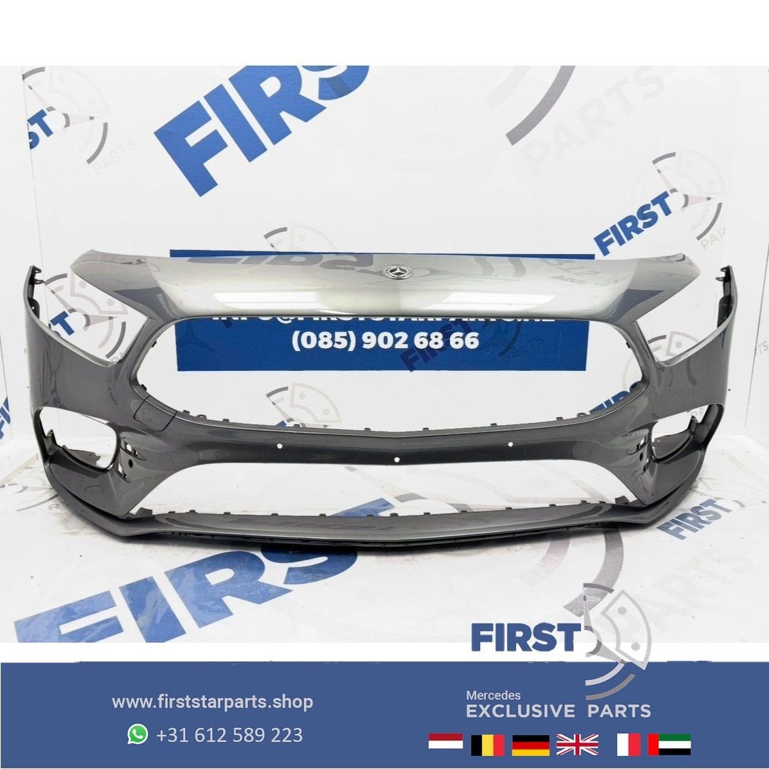 W177 BUMPER Mercedes A Klasse AMG VOORBUMPER WIT GRIJS ZWART, Gebruikt, -, Voor, Ophalen of Verzenden