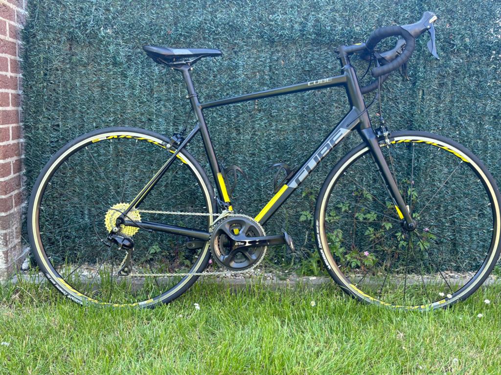 Koersfiets Cube Attain SL, Fietsen en Brommers, Fietsen | Racefietsen, Ophalen, 28 inch, Velgrem, Aluminium