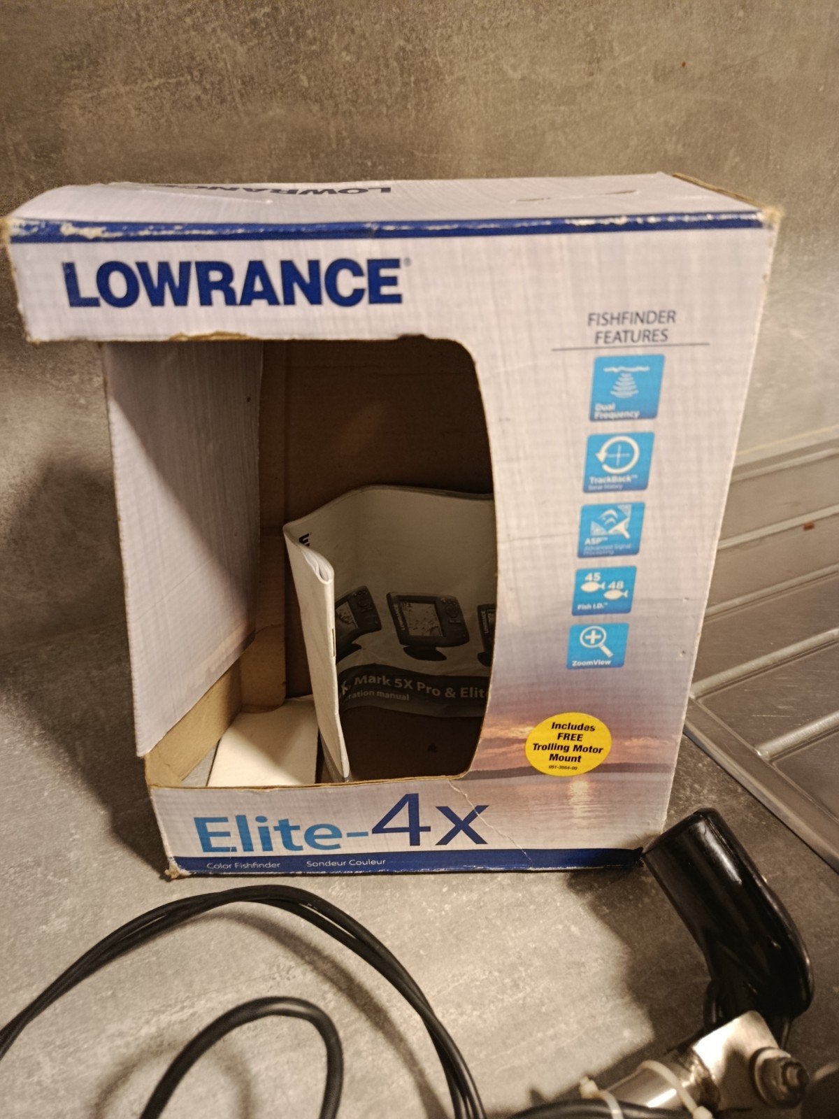 lowrance elite 4X, Watersport en Boten, Ophalen