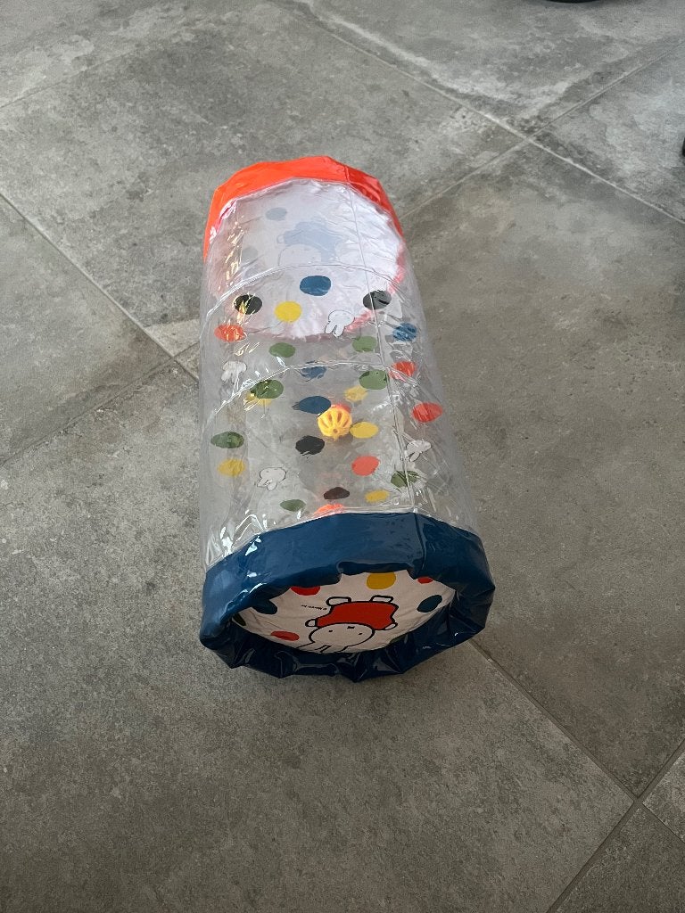 Opblaasbare babyroller / speelgoed activiteit, Ophalen, Gebruikt, Babygym