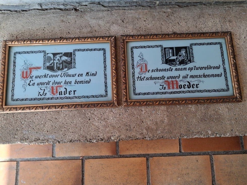 Oude spreuken vader moeder, Ophalen