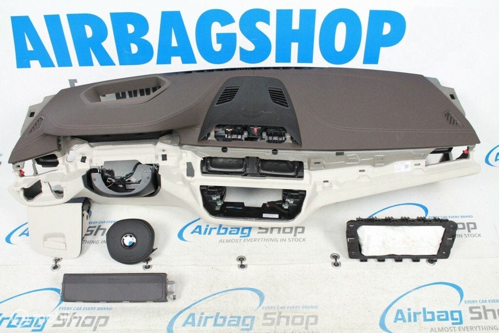 Airbag set Dashboard bruin wit HUD BMW 5 serie G30 2017-....