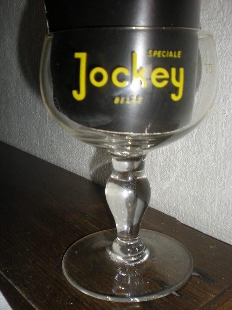 GEVE:  Jockey Belge, Collections, Marques de bière, Enlèvement ou Envoi, Comme neuf, Verre ou Verres