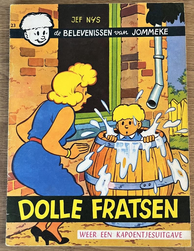 Jommeke - Dolle fratsen - 23 (1966) - Strip, Boeken, Stripverhalen, Eén stripboek, Zo goed als nieuw