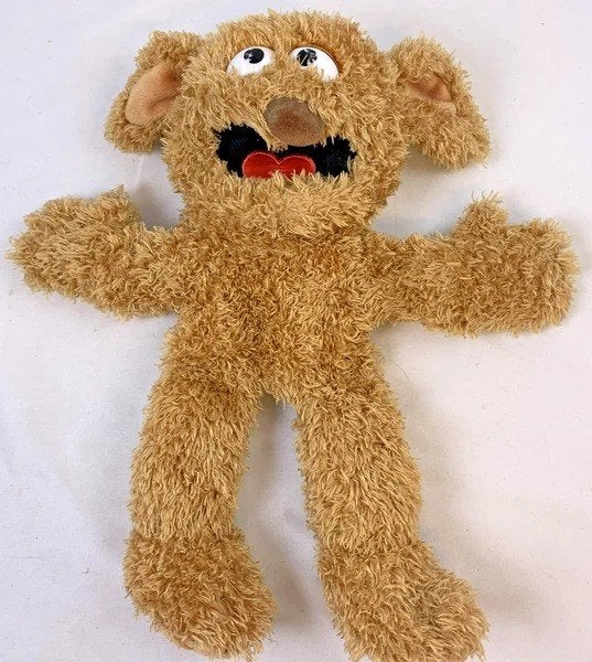 Sesamstraat Tommie Handpop knuffel TMC 2016 Sesame Workshop, Overige merken, Overige typen, Zo goed als nieuw, Middelgroot (20 tot 80 cm)