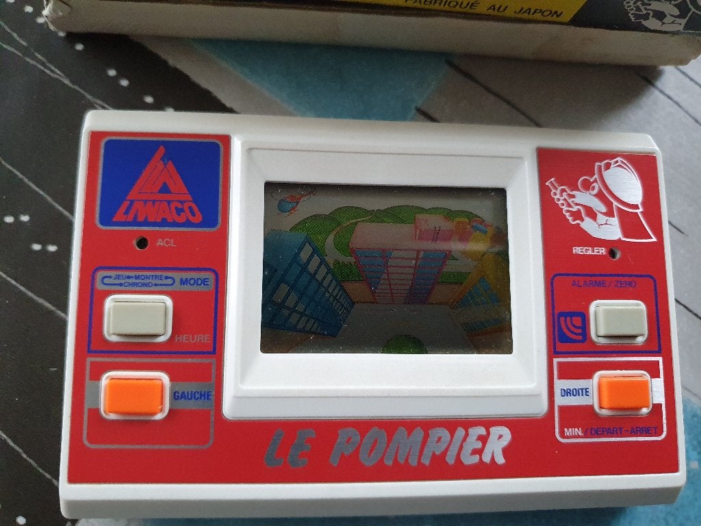 Le pompier 1981 handheld game, Avontuur en Actie, Gebruikt, 1 speler, Ophalen of Verzenden