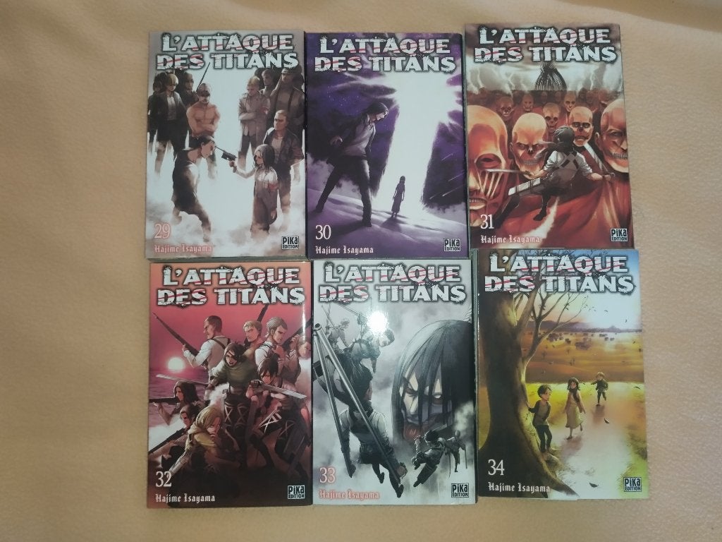 Lot Mangas SNK 29 à 34 (Fin de Série - Neuf), Livres, BD, Neuf, Série complète ou Série, Enlèvement