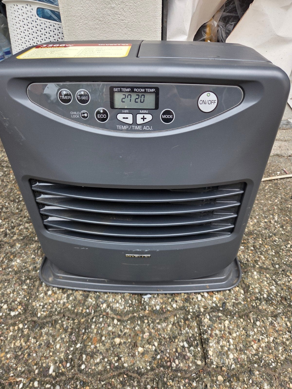 Petroleum kachel inverter 3200w, Ophalen of Verzenden, Zo goed als nieuw, Overige brandstoffen, Vrijstaand