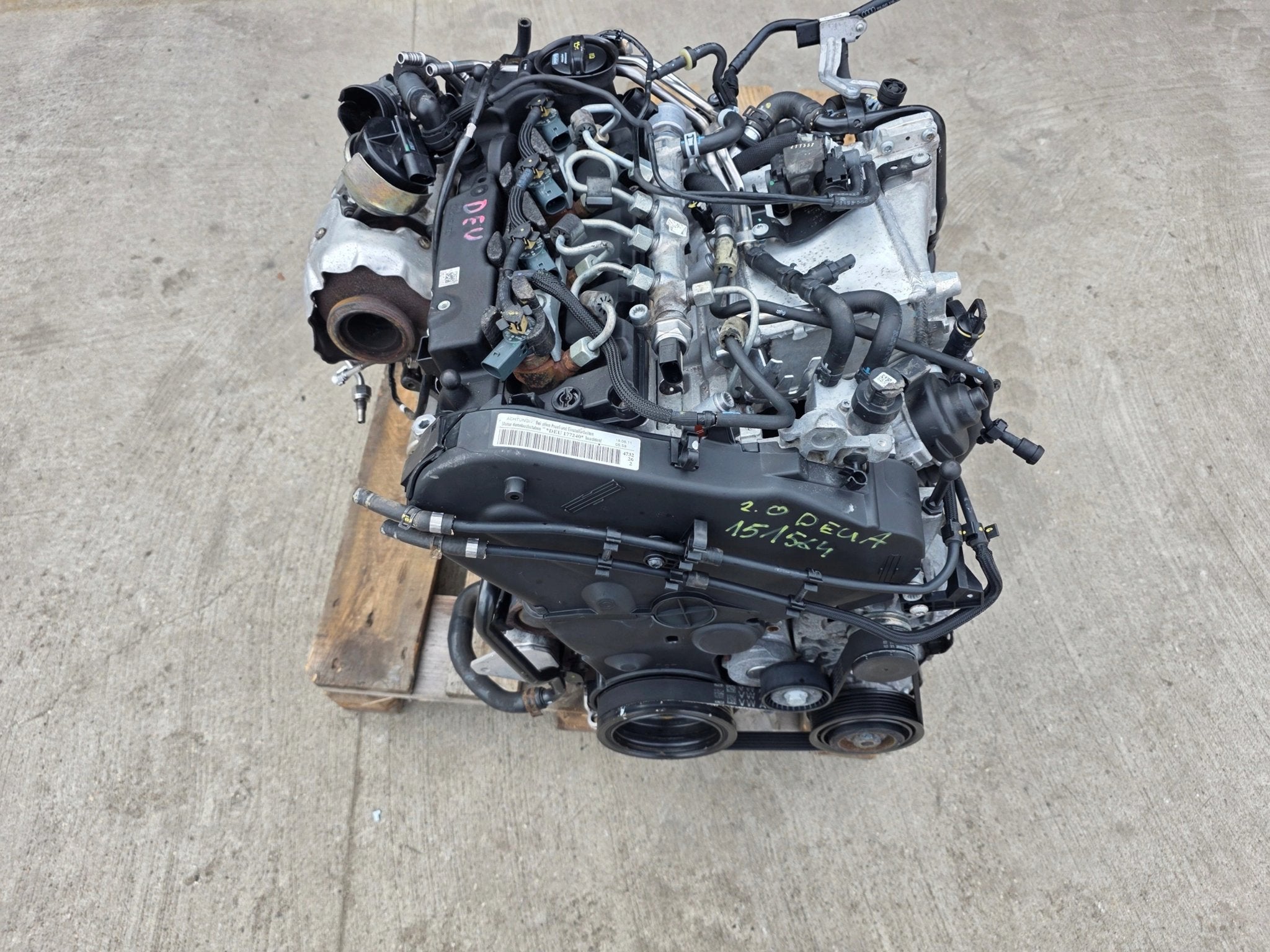 Moteur DEUC Complet AUDI A4, Verzenden, Gebruikt, Skoda