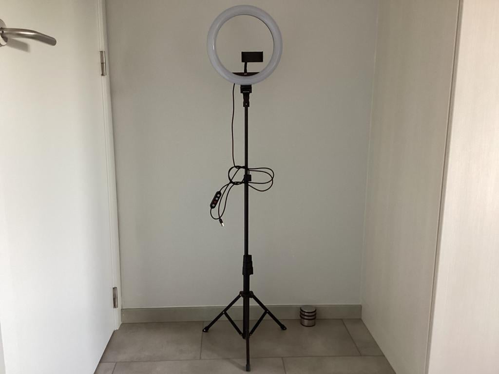 R2B ringlamp met statief, Ophalen of Verzenden, Zo goed als nieuw