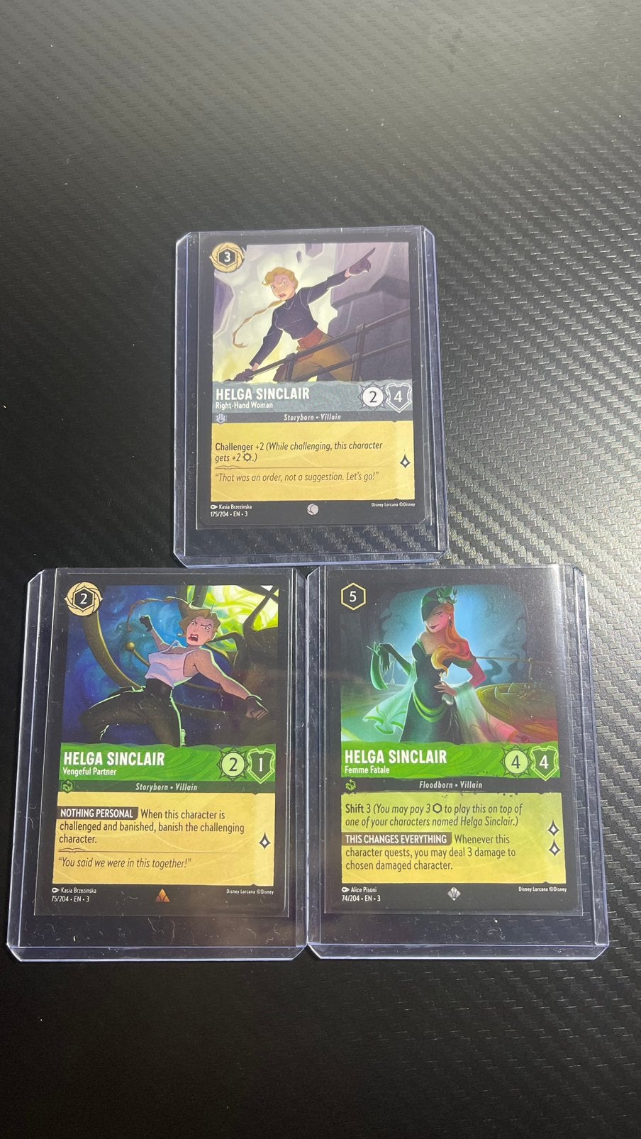 Helga Sinclair ( 3 cards), Verzenden, Nieuw, Meerdere kaarten
