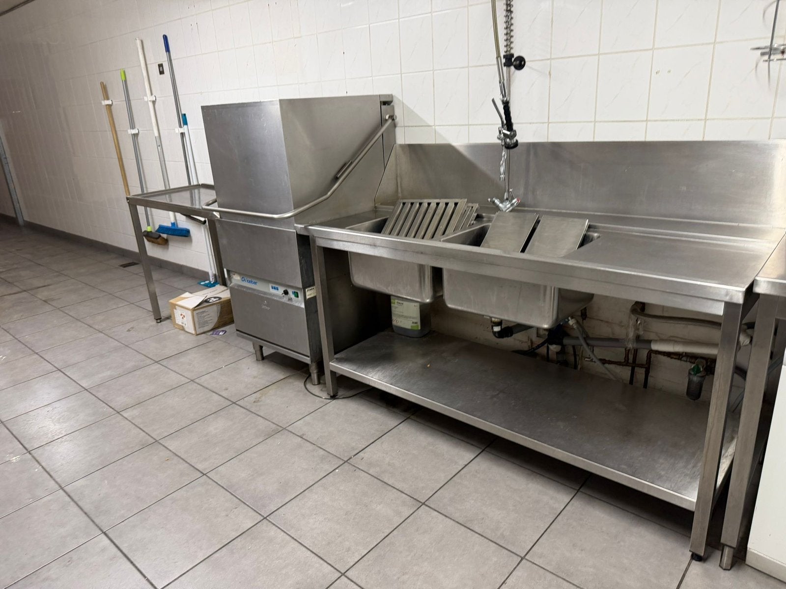 Wasstraat & driedeurskoeling, Zakelijke goederen, Horeca | Overige, Ophalen