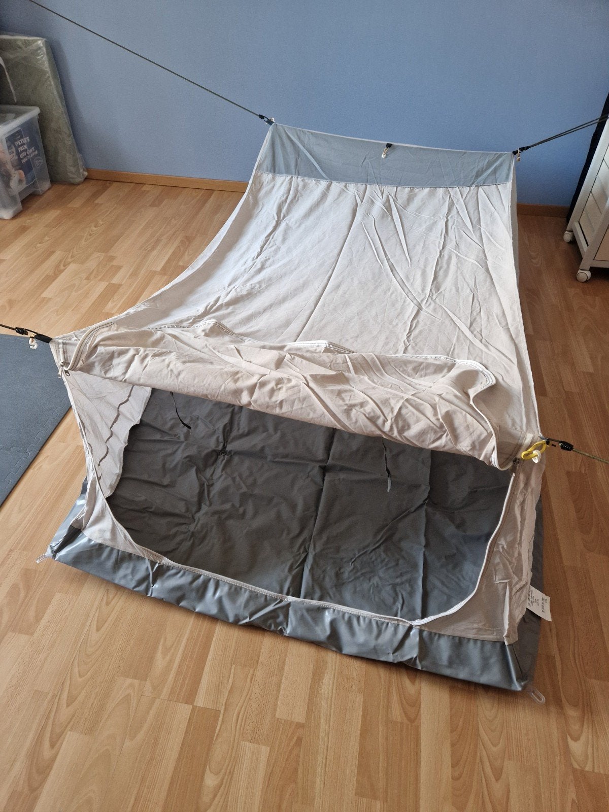tente sous plateau pour caravane pliante, Enlèvement ou Envoi, Gris, Jusqu'à 2, Trigano