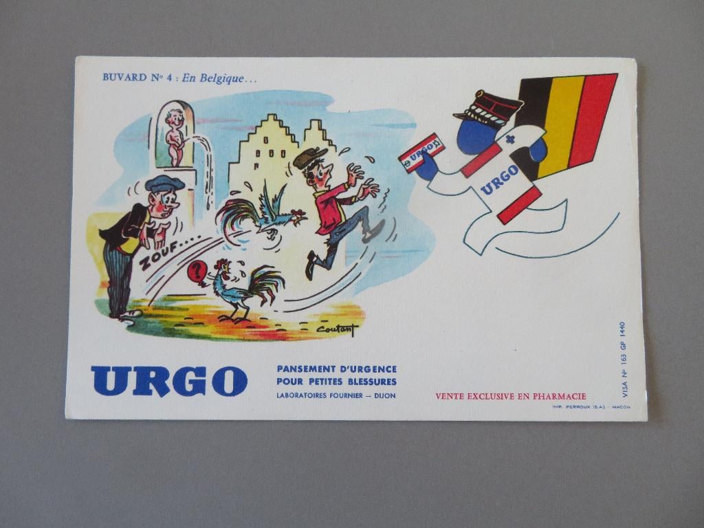 buvard URGO en Belgique laboratoires Fournier Pharmacie, Enlèvement ou Envoi, Comme neuf, Ustensile
