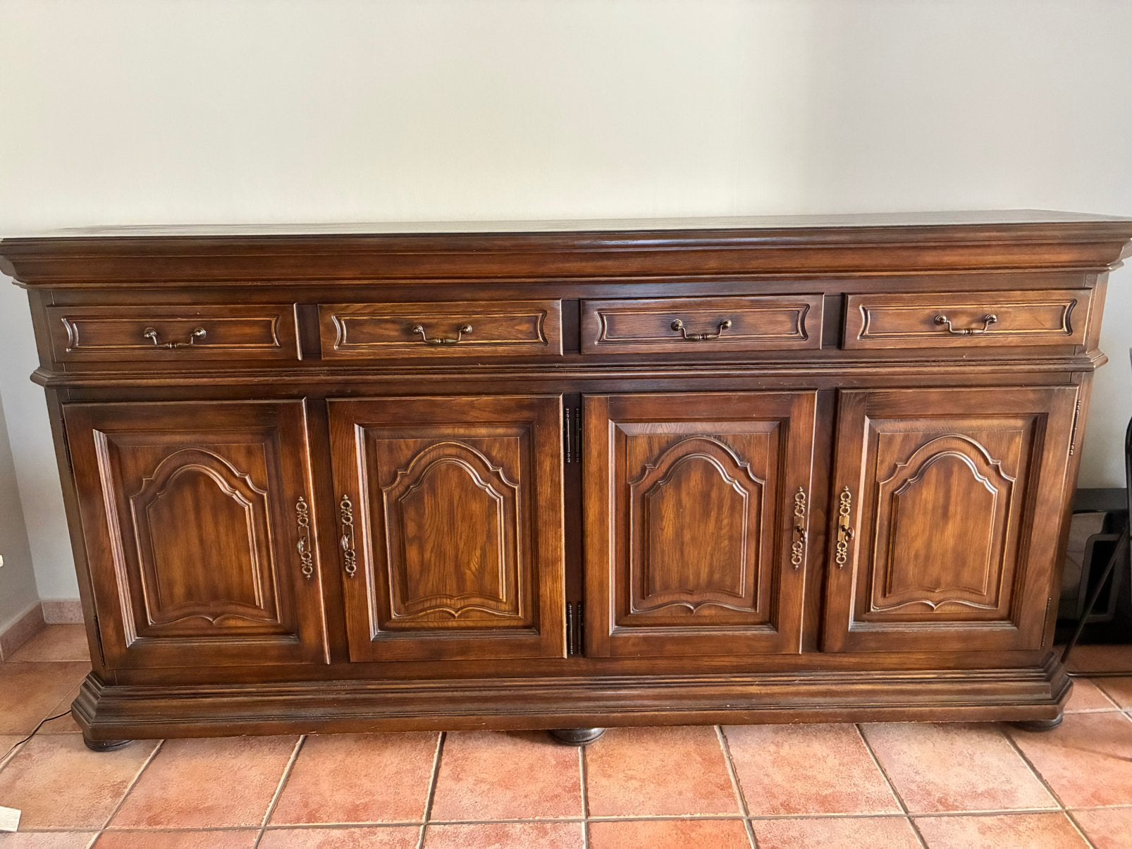 Eiken dressoir kast, 200 cm ou plus, Enlèvement, Utilisé, Chêne