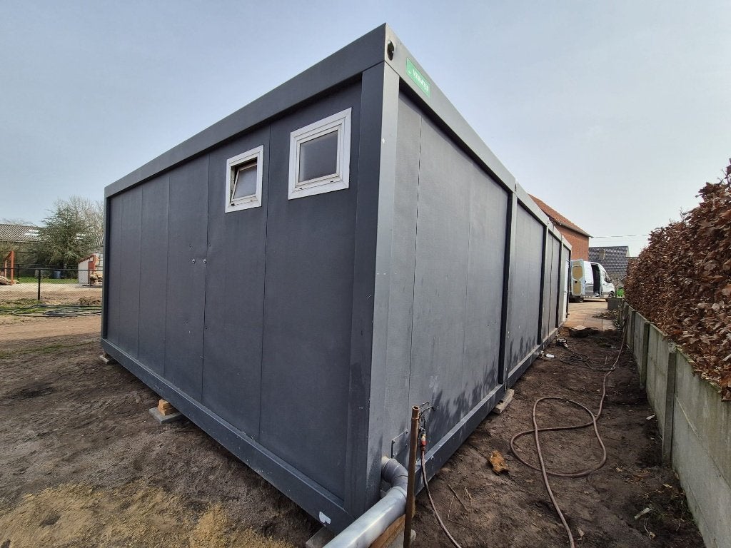 Woonunit / tijdelijke woning / tiny house 12x6m, Zakelijke goederen, Machines en Bouw | Keten en Containers, Verzenden
