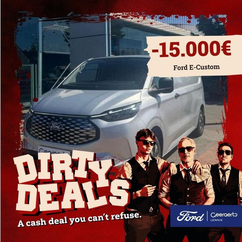 Ford E-Transit, Stof, Gebruikt, Zwart, Overige carrosserie