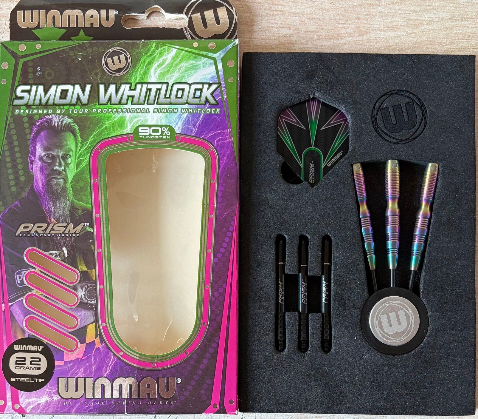 Winmau Simon Whithlock Rainbow 22gram, Sport en Fitness, Ophalen of Verzenden, Nieuw