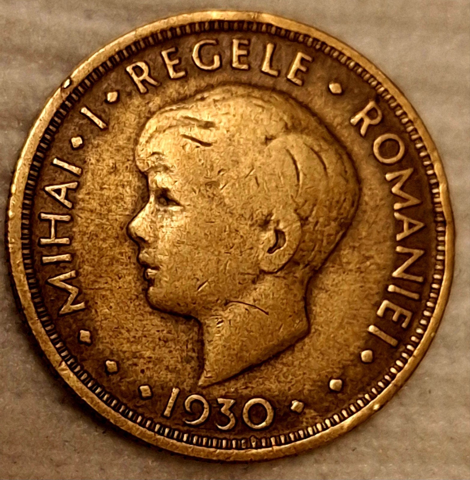 Roumanie 5 Lei 1930 — Heaton Mint (H) — Roi Mihai I Kinde, Enlèvement ou Envoi