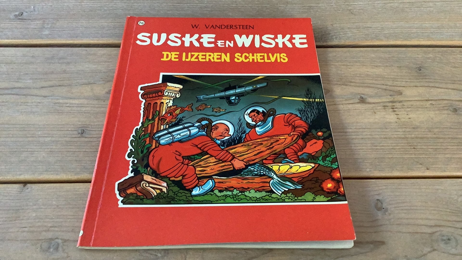 Suske en wiske 76 - De ijzeren schelvis - 1ste druk 1967, Boeken, Ophalen of Verzenden