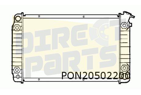 Pontiac Trans Sport (-12/95) (3.1) radiateur OES! 52458688, Auto-onderdelen, Pontiac, -, -, Nieuw