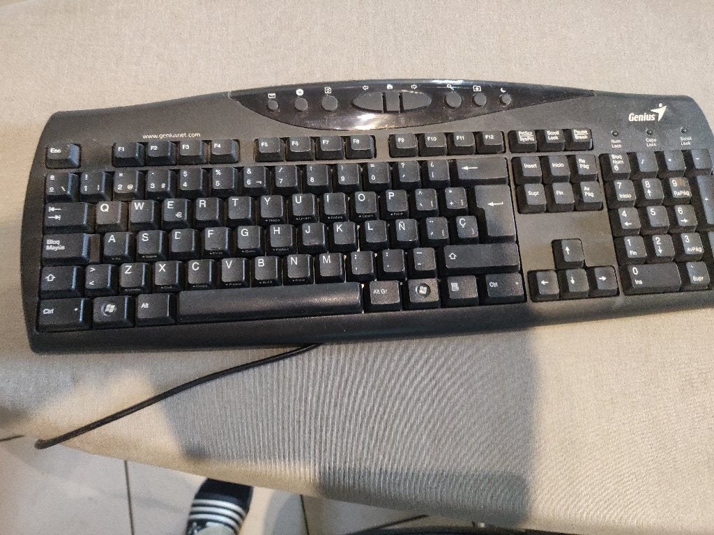 toetsenbord qwerty Spaans, Enlèvement, Utilisé, Qwerty, Filaire