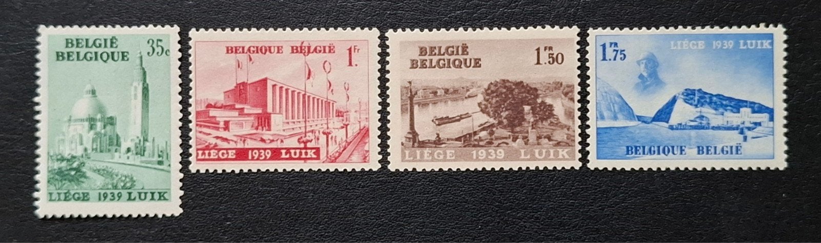 België: OBP 484/87 ** Watertentoonstelling 1938., Orginele gom, Ophalen of Verzenden, Zonder stempel, Postfris