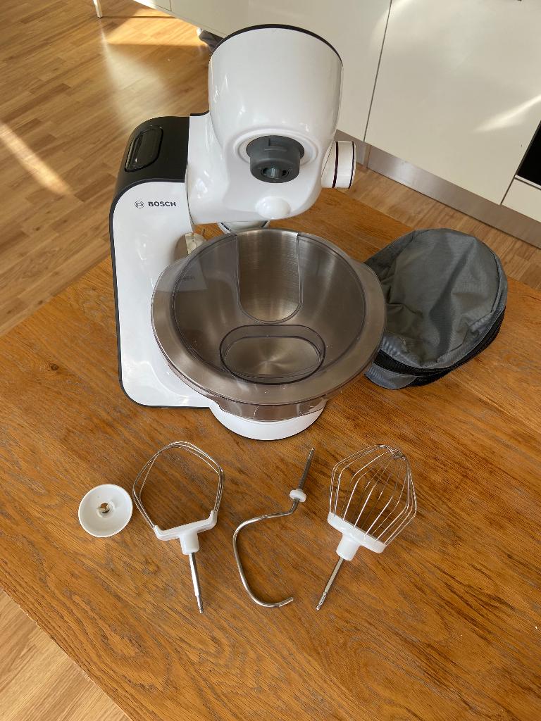Robot pâtissier BOSCH, 3 à 4 litres, Enlèvement, Comme neuf, 3 vitesses ou plus