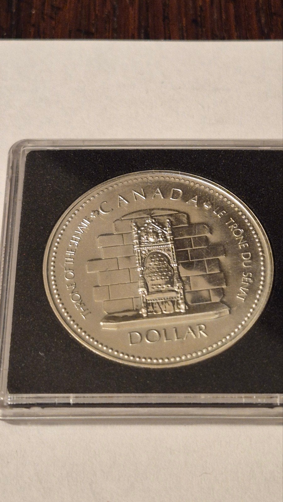 Zilverstuk van Canada 1 dollar 1952 - 1977 FDC kwaliteit, Ophalen of Verzenden, Overige landen, Losse munt, Zilver