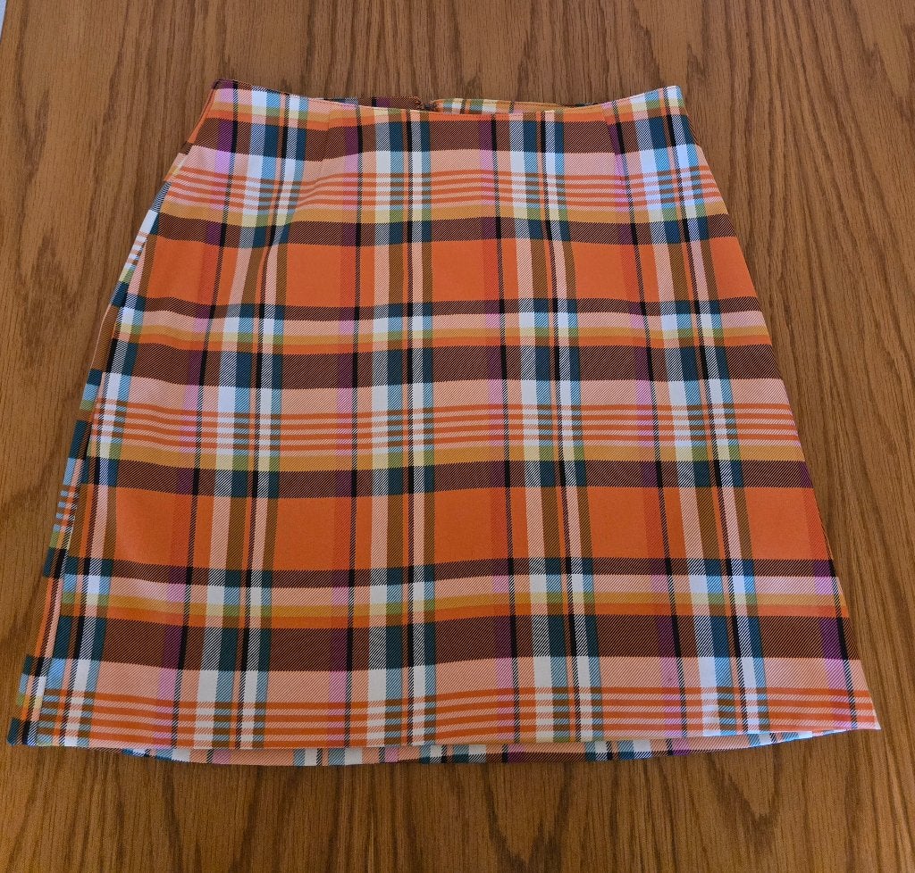 Minijupe sexy - parfait état - années 60s, Kleding | Dames, Rokken, Ophalen, Zo goed als nieuw, Maat 36 (S), Oranje