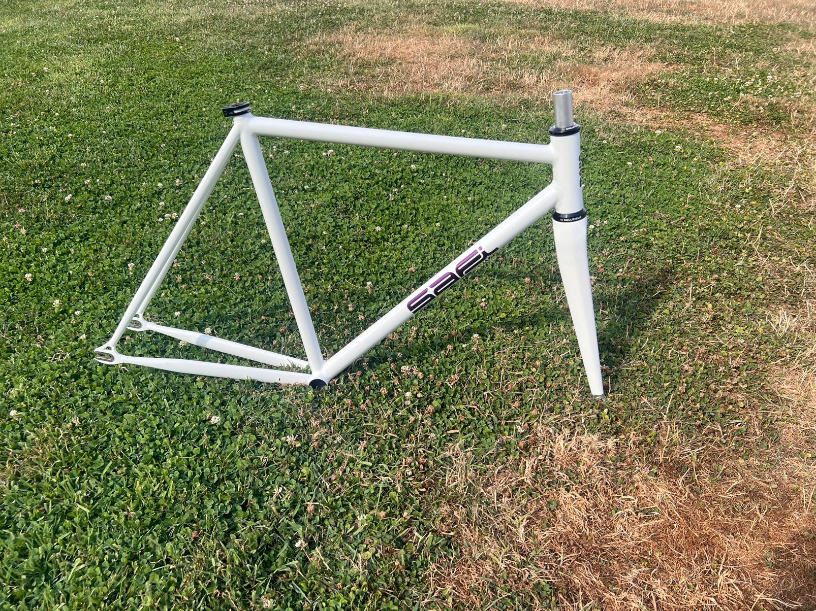 Cadre velo pignon fixe taille 54, Ophalen, Zo goed als nieuw, Carbon