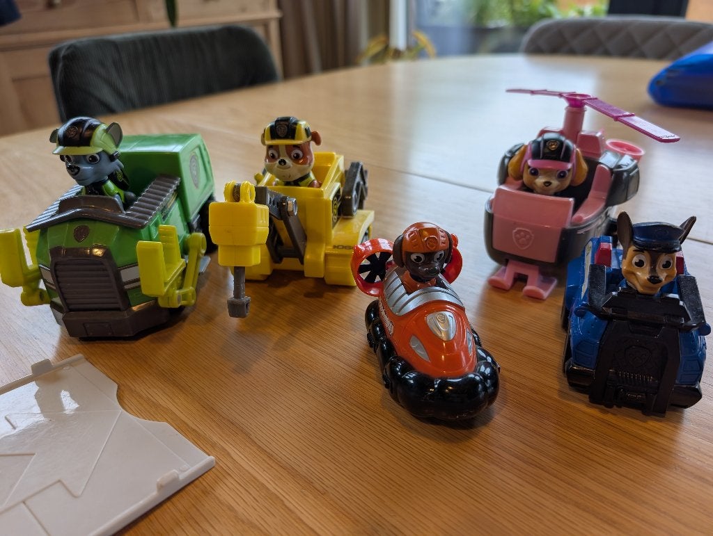 Paw Patrol, Ophalen, Gebruikt