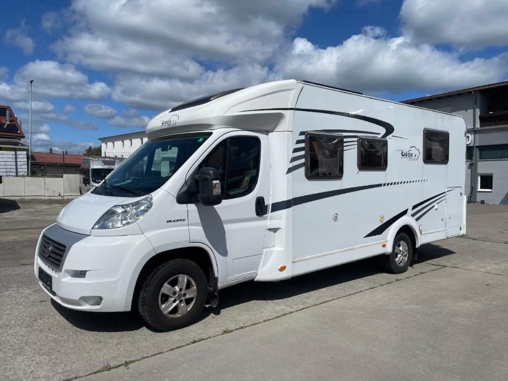 Dethleffs Glücksmobil T69 QB – mobilhome, automaat, 2013, Caravanes & Camping, Fiat, Auvent, Diesel, Automatique
