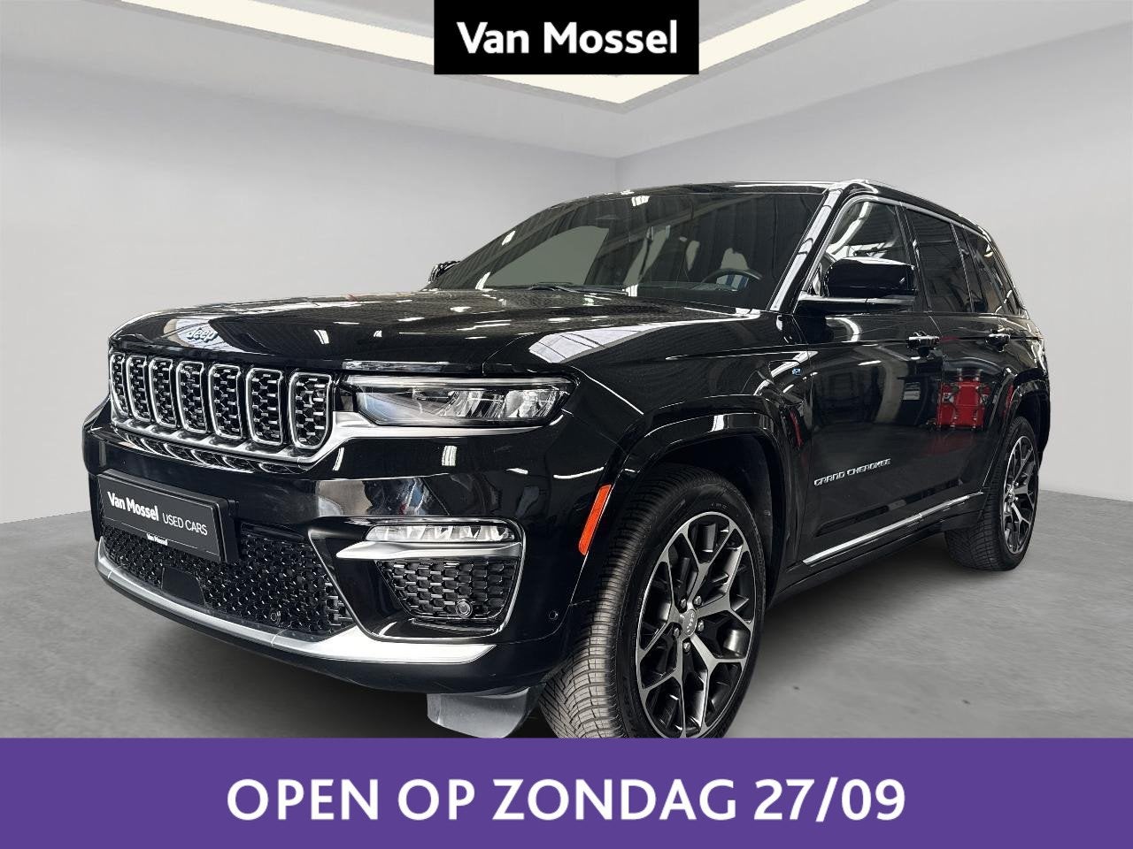 Jeep Grand Cherokee 2.0 4xe 380 PHEV 4WD Summit Reserve, Autos, 381 ch, Entreprise, Hybride rechargeable, Noir