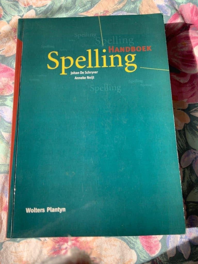 Spelling, Boeken, Johan De Schryver, Ophalen of Verzenden, Zo goed als nieuw, Alpha
