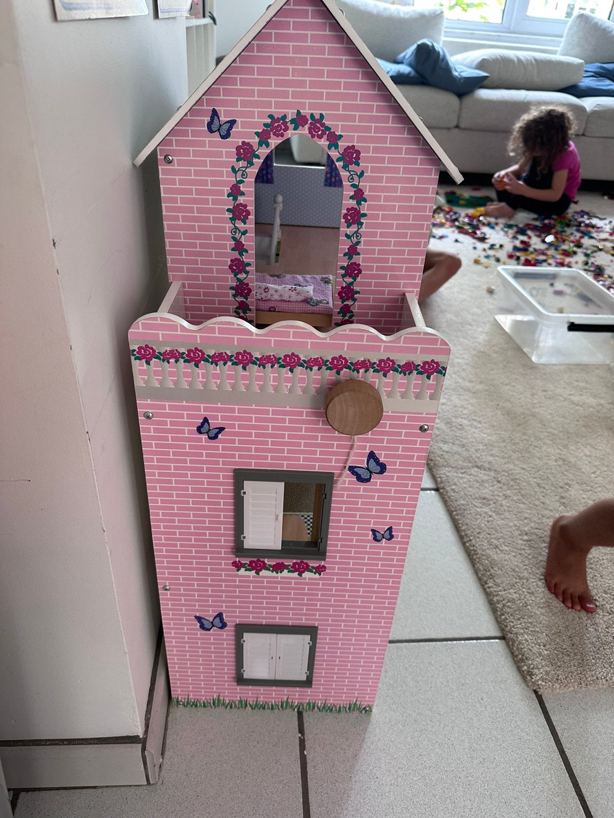 Poppenhuis te koop, Ophalen, Gebruikt, Poppenhuis