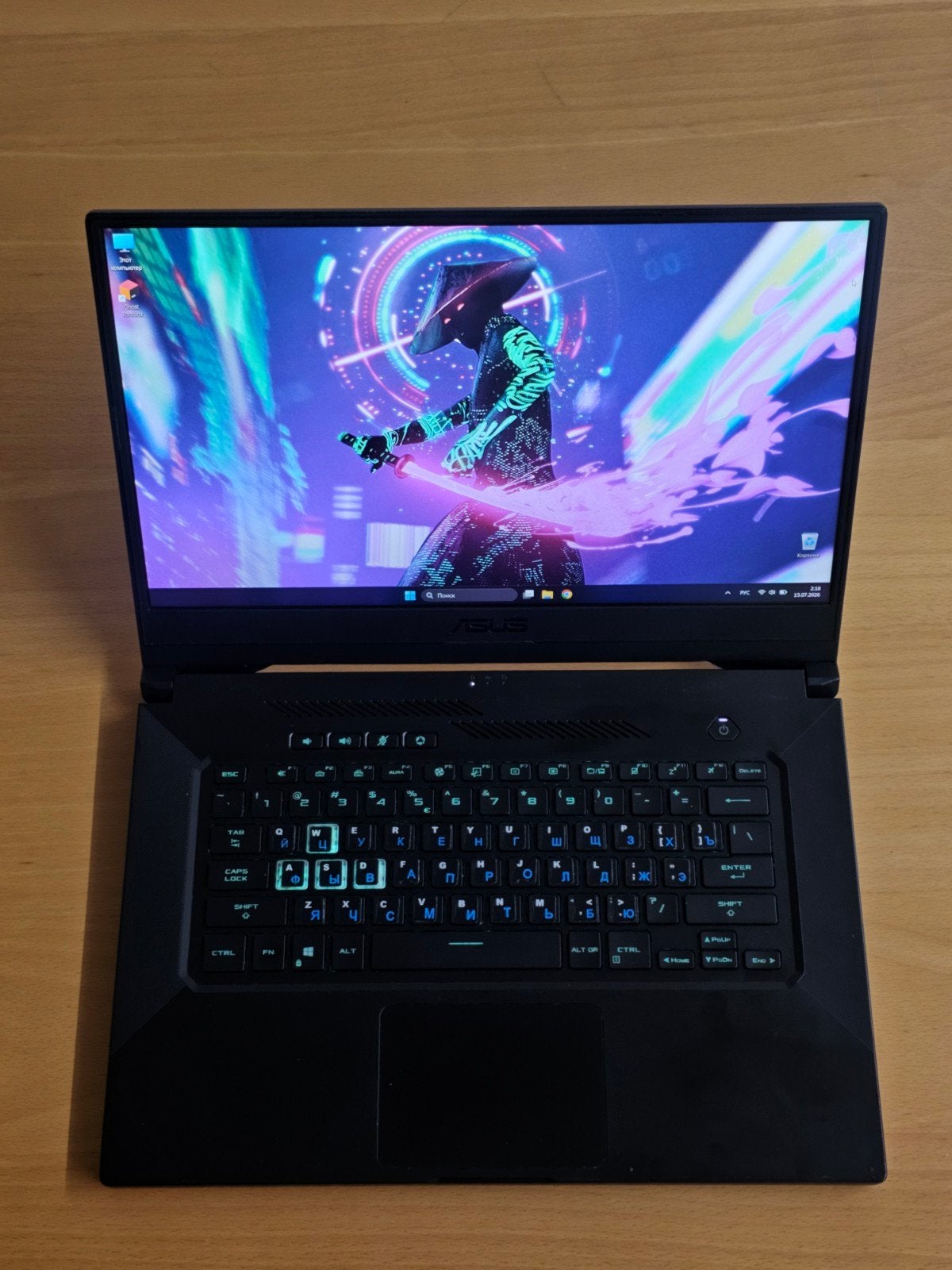 Gaming laptop asus tuf dash f15 rtx 3060, Informatique & Logiciels, Ordinateurs portables Windows, Enlèvement, 16 GB, Gaming, SSD